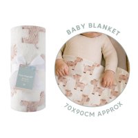 FS715: Supersoft Giraffe Fleece Blanket